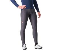 CASTELLI Babero de ciclismo para hombre de Espresso, transpirable, con acolchado para asiento Pro Level, ante para gravel bike y correr, gris oscuro, L