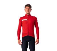 CASTELLI Beta Ros - Chaqueta Rojo/Gris Plateado M