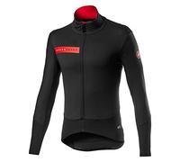CASTELLI 4520505-085 Beta Ros Jacket Jacket Hombre Light Black/Red Tamaño M