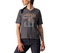 CASTELLI Camiseta Trail Tech W para Mujer, Gris Oscuro, S