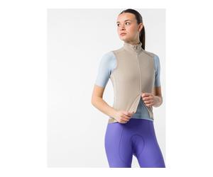 Castelli Chaleco Espresso 2 para damas marrón/gris/blanco M