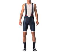 CASTELLI Competición Kit Bibshort Pantalones Cortos Ciclismo, Savile Blue/Silver Gray, XXL Hombre
