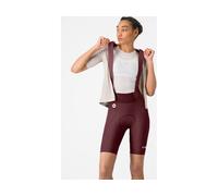 Castelli Culotes cortos con tirantes Espresso 2 DT Bib Short para Damas rojo M