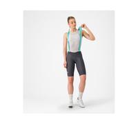 Castelli Culotes Cortos Con Tirantes Prima 2 DT para Damas gris XS