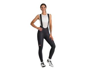 Castelli Culotte térmica con tirantes Sorpasso RoS para damas negro/gris M