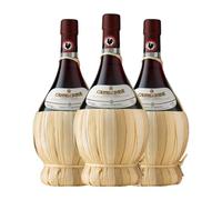 Castelli del Grevepesa Castelgreve Fiasco Chianti Classico 1 L Vino tinto (Caja de 3 Botellas de 1 L)