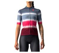 CASTELLI Dolce Jersey Sweatshirt, Women's, Light Steel Blue/Burdeos, M