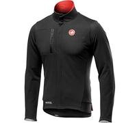 CASTELLI Double Espresso - Chaqueta Deportiva para Hombre, Hombre, Chaqueta Deportiva., 4519559, Light Black, XX-Large
