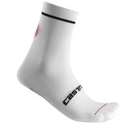 Castelli ENTRATA 13 Sock Socks, Hombre, White Black, XX-Large