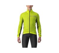 Castelli Equipo Stretch Chaqueta Estrujable a Prueba de Viento Hombre, Electric