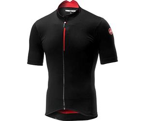 CASTELLI Espresso - Camiseta para Hombre, Hombre, Camiseta, 4519012, Negro/Rojo, M