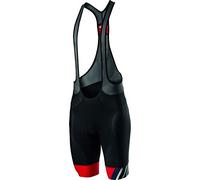Castelli Free Aero Race 4 BIBSHORT Pantalones Cortos, Hombre, Black/Red, XXL