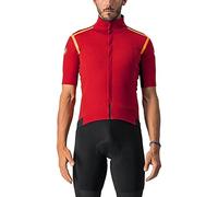 CASTELLI Gabba Ros - Chaqueta Deportiva para Hombre Pro Red/Brilliant Orange XL