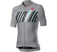 castelli Hors Categorie, Camiseta para Hombre, Hombre, Camiseta, 4520013, Vortex Gray, XX-Large