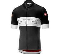 Castelli Prologo Vi Maglietta, Uomo, Black/Ivory/Dark Gray, XXL