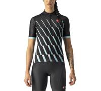 CASTELLI Sudadera Pendio Jersey Mujer, Light Black/Sky Light-White, S