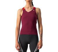 CASTELLI Top Solaris Sudadera, Bordeaux/Rot, Extra-Large para Mujer