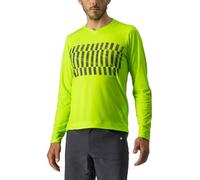 CASTELLI Trail Tech LS tee - Maillot técnico de Manga Larga para MTB y Gravel, Transpirable y cómodo