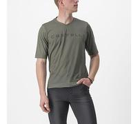 CASTELLI Trail Tech tee 2 - Maillot técnico de MTB para Hombre, Transpirable y Ligero para Trail/Gravel