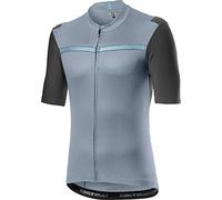 Castelli Unlimited - Camiseta para Hombre, Hombre, Camiseta, 4520023, Vortex Gray, X-Large