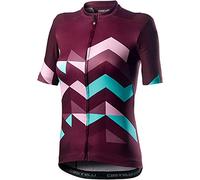 castelli Unlimited W - Calcetines para Mujer, Mujer, Camiseta, 4520076, Sangria, M