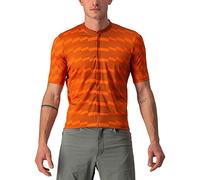 CASTELLI Unltd Sterrato Jrsy Camiseta Larga Hombre, Spice Orange/Orange Rust, XXL
