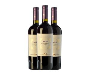 Castello Monaci Maru Negroamaro Salento 75 cl Vino tinto (Caja de 3 Botellas de 75 cl)