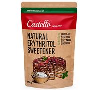 Castello since 1907 Eritritol 850 g | 10 g = 7g de azúcar | Edulcorante Natural Granulado sustituto del Azúcar - Keto y Paleo - 0 Índice Glucémico - 0 Calorías - 0 Carbohidratos - No OGM