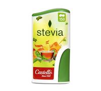 Castello since 1907 Stevia (Estevia) Comprimidos | 150 Comprimidos/Dosis | 1 comprimido = 1 cucharadita de azúcar | 0 Calorías - Muy bajo Índice Glucémico - 0 Carbohidratos - Keto