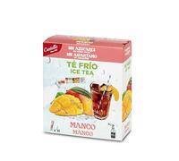 Castello since 1907 Té Frío (Ice Tea - Iced Tea) Zero & Instantáneo | Mango | 15 sobres | 1 sobre = 500 ml de Té | 0 Calorías | 0 Azúcar | 0 Aspartamo