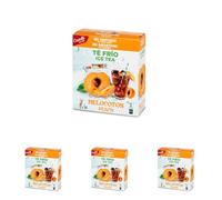 Castello since 1907 Té Frío (Ice Tea - Iced Tea) Zero & Instantáneo | Melocotón | 12 sobres | 1 sobre : 500 ml de Té | 0 Calorías | 0 Azúcar | 0 Aspartamo (Paquete de 4)