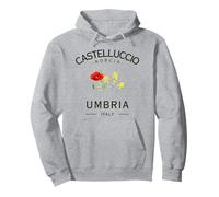 Castelluccio Norcia Umbria Italia Amapolas Colza Sudadera con Capucha