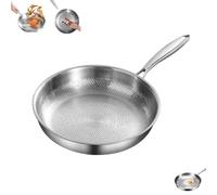 Casten-Co Titanium Hammered Pan, 2026 Upgrade Casten-Co Titanium Hammered Pan, Non-Stick Without Coating Cookware, Scratch-Resistant & Heat-Resistant Cookware (Without a lid,11.81in/30cm)