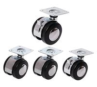 Caster Wheel 40mm,Moving Castor Wheels,Furniture Replacement Caster,Industrial Caster for DIY,Load-Bearing 100kg Castors Casters(2swivel+2brake,40mm)