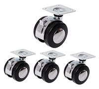 Caster Wheel 40mm,Moving Castor Wheels,Furniture Replacement Caster,Industrial Caster for DIY,Load-Bearing 100kg Castors Casters(4brake,40mm)