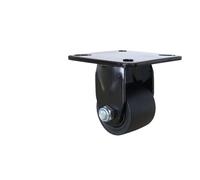 Caster wheels, Rueda giratoria universal industrial/M16/Placa plana/Centro de carga bajo con freno de nylon ，for furniture(Fixed)