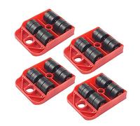 Caster Wheels Set 4pcsMoves Furniture Tool Transport Shifter Moving Wheel Slider Remover Roller Heavy Heavy Duty Casters