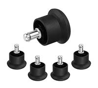 Caster Wheels Set 5pcs Chair Caster Wheels Heavy Duty Safe Chair Wheels Stopper Fixed Stationary Castors Office Chair Foot Glides Furniture Wheel Heavy Duty Casters