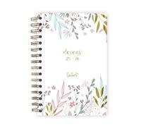 Casterli 84067- AGENDA ESCOLAR 2024-25 Día página, tamaño A5 (160 X 210 x 16 MM), Diseños diferentes. Tapa Forrada con goma. Papel 75 gr.