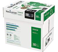 CASTERLI Universal Navigator Papel multiusos para impresoras color blanco (1 CAJA 2500 HOJAS, A4 80 GRAMOS) (1 CAJA 2500 HOJAS, A4 80 GRAMOS)