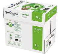 CASTERLI Universal Navigator Papel multiusos para impresoras color blanco (1 CAJA 2500 HOJAS, A4 80 GRAMOS) (1 CAJA 2500 HOJAS, A4 75 GRAMOS)
