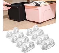 Casters 8pcs Self-Adhesive Mini Caster Wheels for Storage Box Pulley Trash Can Universal Home Silent Heavy Duty Small Caster Wheels 2 Colors Caster Wheels (Color : White)