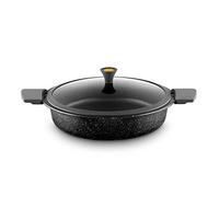 Castey - Cacerola Baja Vulcano Inducción 30 cm Con Tapadera