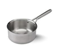 CASTEY - Cazo de Inducción de Trimetal Malmö, 18 cm, Color Plata, de Acero Inoxidable, Resistente a las Altas Temperaturas, Distribuye el Calor de Forma Homogénea