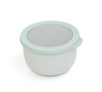 Castey - Envase Alto Redondo con Tapa, Color Verde, 1150 ml, Cierre Hermético, para Conservación de Alimentos, Libre de BPA, Diseño Antiderrames, Apto para el Lavavajillas