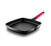 Castey - Grill Inducción 27 cm Mango Rojo