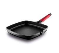 Castey - Asador inducción 27 cm Mango Rojo