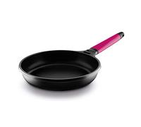 CASTEY - Sartén de Aluminio Fundix, Modelo F14-I28, Color Magenta, Tamaño 28 cm, con Mango Desmontable, Revestimiento Antiadherente, sin PFOA, Base Full Induction, Apta para Todas las Cocinas