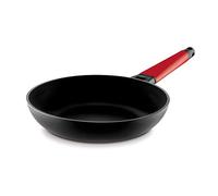 CASTEY - Sartén de Inducción Castey, Modelo 2-24, Color Rojo, Tamaño 24 cm, Aluminio y Mango Desmontable, Revestimiento Antiadherente, sin PFOA, Base Full Induction, Apta para Todas las Cocinas