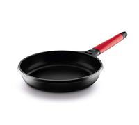 Castey - Sartén Inducción, cubierta adherente, 24 cm Mango Rojo